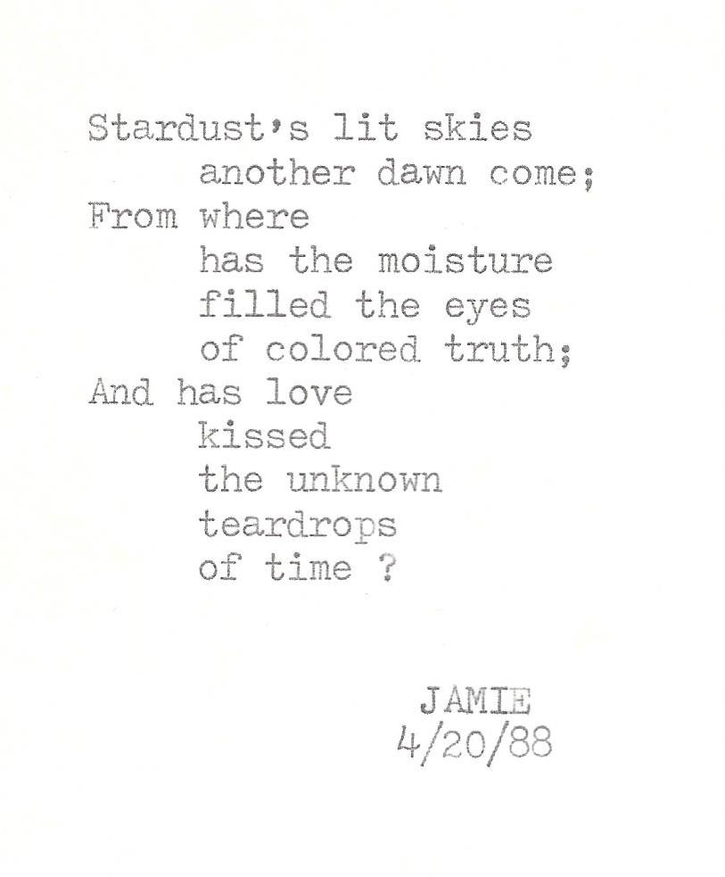 Original typed work.
